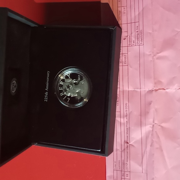 2017 Liberty Silver Medal 225th Anniversary American Liberty Silver Metal - Picture 3 of 4